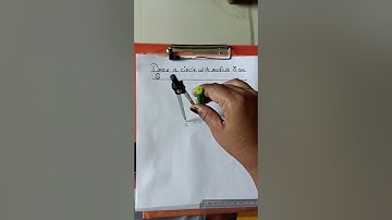 Draw a circle with radius 3cm.....#trendingvideo# viral video