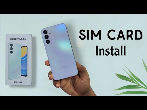 Samsung Galaxy A15: Does it Support Dual Sim? | How to Install Memory Card in Samsung  A15 5g