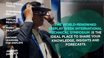 Display Week 2020 Call for Papers Deadline Dec. 1!