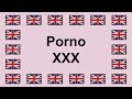 Pronounce porno xxx in english 