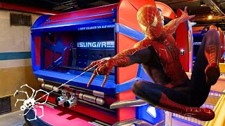 [2024] WEB SLINGERS: Full SpiderMan Ride POV| 4K Disney California Adventure