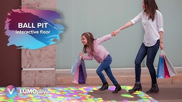 Ball Pit | interactive projector floor game from LUMOplay