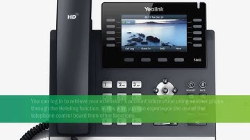 Yealink SIP-T46G - BroadSoft Hoteling