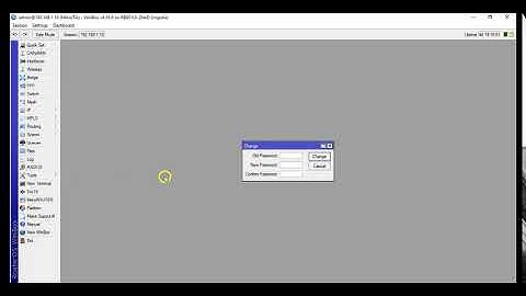 Change password in Winbox - Mikrotik wiki