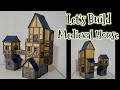 How to Build Miniature Medieval Citizen House Version 1 for Diorama or Tabletop Gaming
