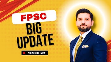 📢 FPSC New Test Pattern 2025 | Negative Marking Introduced