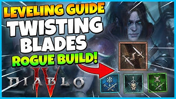 STRONGEST ROGUE BUILD in Diablo Twisting Blades Leveling Build Guide 1-50!