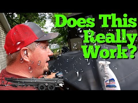 Wie wasserdicht ein Boot! | Undichte Persenning Fix, Star Brite Waterproofing