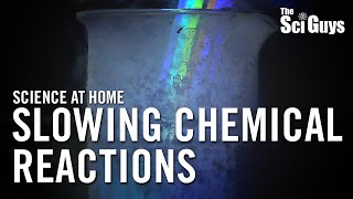 The Sci Guys: Science at Home - Slowing Chemical Reactions - Glow Sticks in Liquid Nitrogen