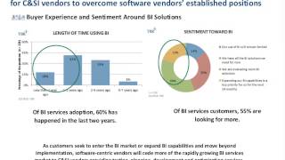 Services Upstaging Software in the Business Intelligence Space