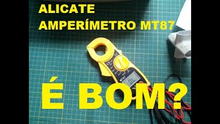 Alicate amperímetro MT87 é bom?  UNBOXING E TESTES