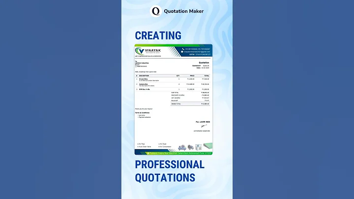 Quotations on Your Letterhead to Impress Your Clients |Quotation Maker Mobile App | Android | iPhone
