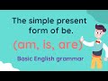 To be am is are  the simple present tense quiz  verb to be basic english grammarandrew