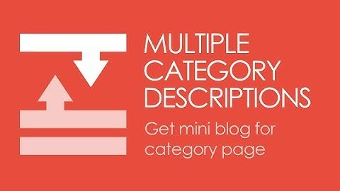 SEO пакет для CS-Cart - Модуль Мультиописания для категорий