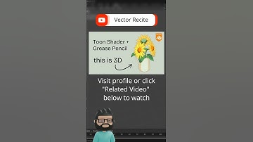Blender 4.4 Toon Shader & Grease Pencil Tutorial #3d #toonshader #greasepencil