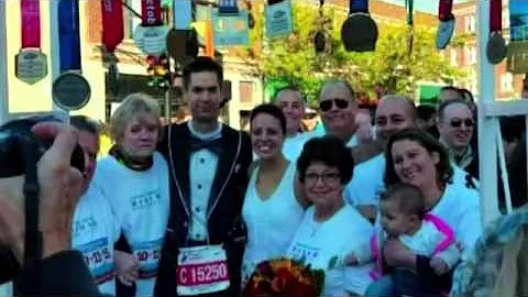 Chicago Marathon couple eloped, married on the 8th...