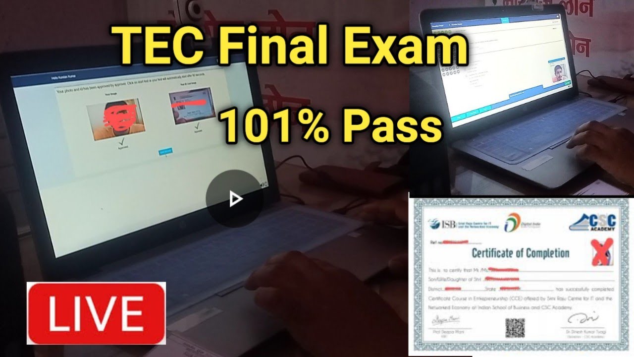 Tec Final Exam Live Csc Tec Exam Kaise Pass Kare TEC EXAM LIVE tec-final-exam-live-csc-tec-exam-kaise-pass-kare-tec-exam-live