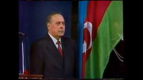 [1993] Azerbaijani Anthem | Inauguration of Heydar Aliyev 1993
