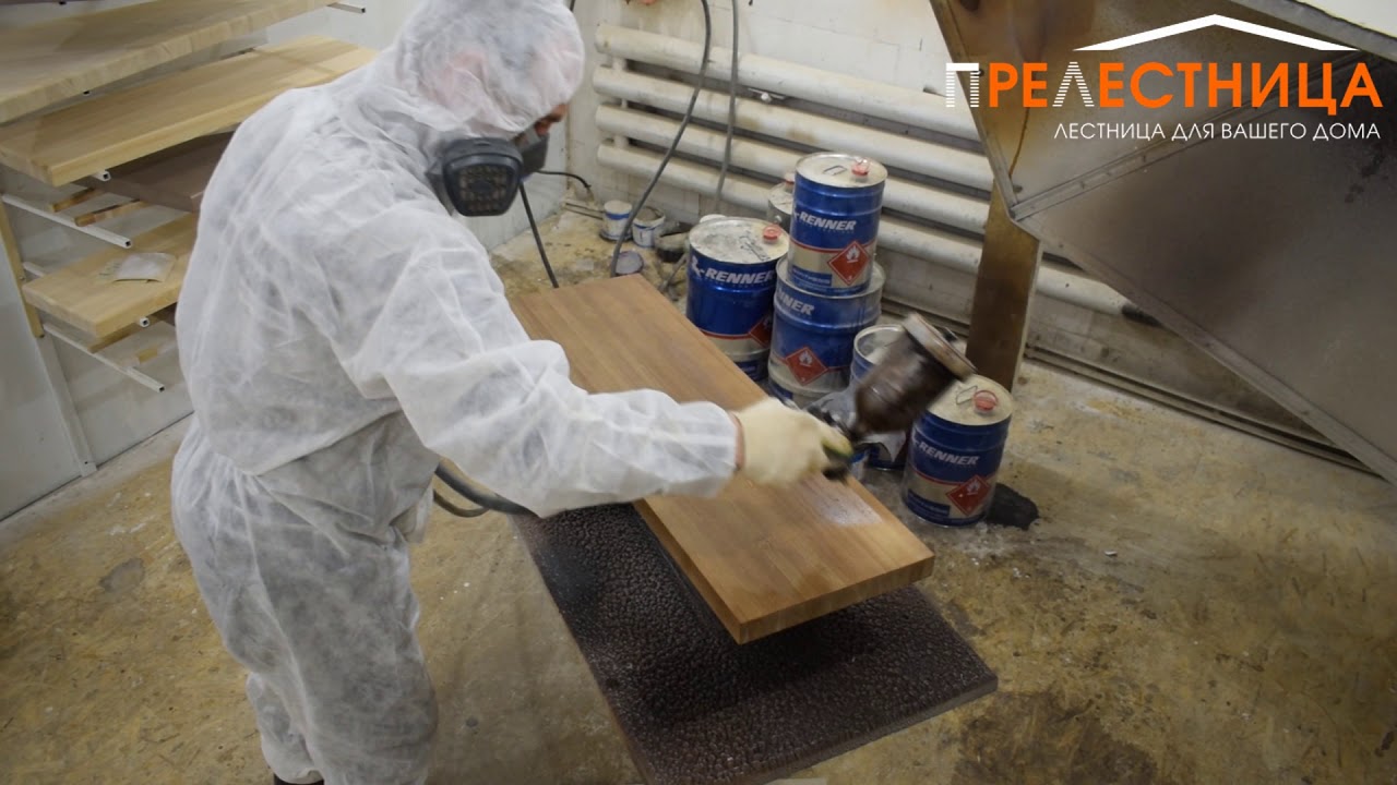Покраска ступеней для лестницы. Короновирус не пройдёт! - YouTube