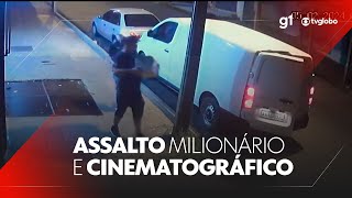 Exclusivo: Novas imagens mostram criminosos após assalto milionário em cofre paraguaio | FANTÁSTICO screenshot 4