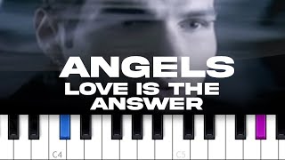 Morandi - Angels (Love Is The Answer)  (piano tutorial)