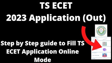 TS ECET 2023 Application Form (Started)- How to FIll TS ECET Application Form Online Mode