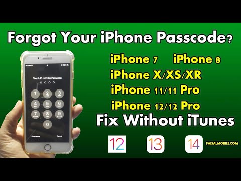 Forgot Your iPhone Passcode? Fix Without iTunes iPhone 8/X/XR/XS 100% 