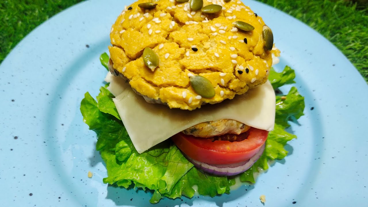 Ramazan Specil zero Oil High Protien Burger Buns Recipe.NoOil No Maida Healthy Recipe.