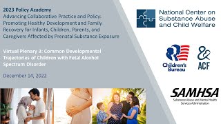 Common Developmental Trajectories of Children with Fetal Alcohol Spectrum Disorder