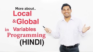 What is Local and Global Variables in C/C++(HINDI)