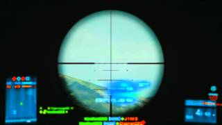 Battlefield 3 Machinima Episode 7, Amazing Kills #3 Longest Collateral Ever! 1500m 3277 Points