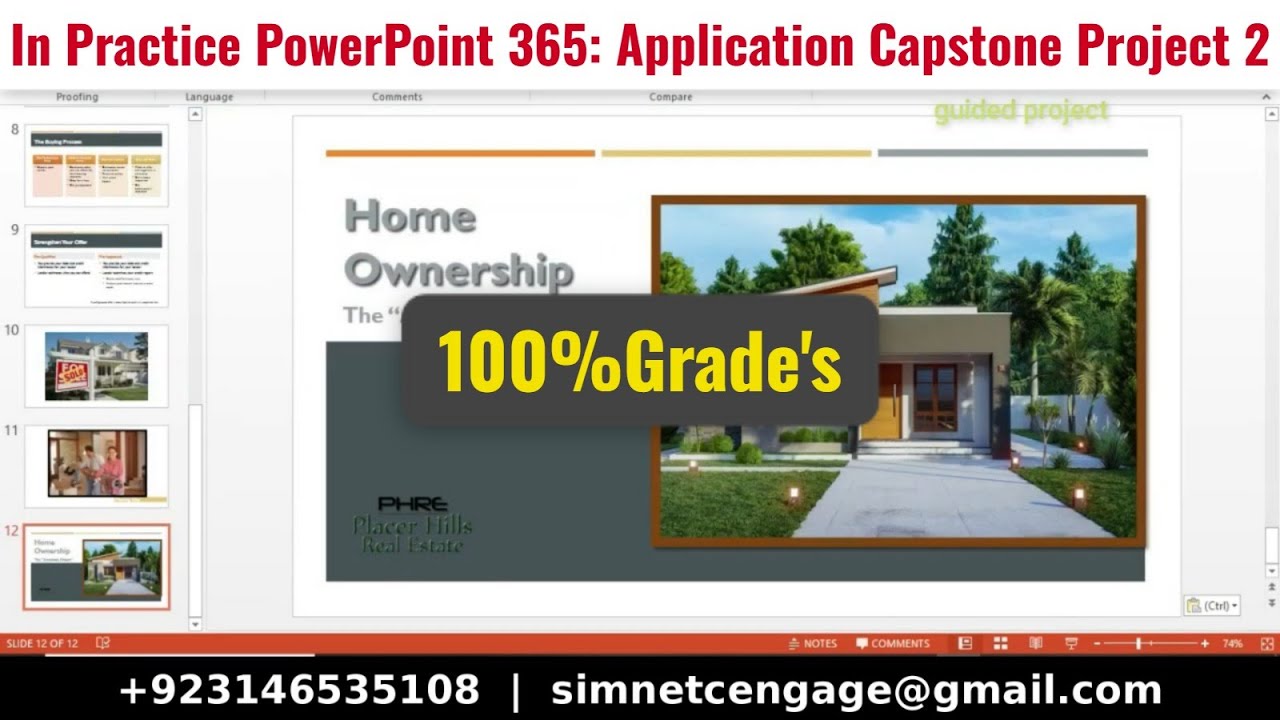In Practice PowerPoint 365: Application Capstone Project 2 | #BlueLake ...
