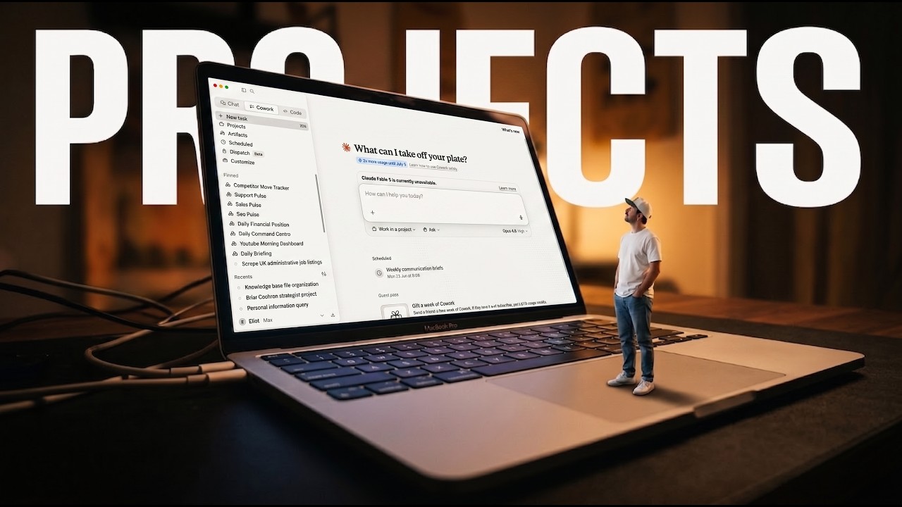 How to Use Claude Cowork PROJECTS Correctly (Super Simple Walkthrough)