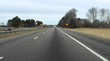 Interstate 95 - North Carolina (Exits 65 to 73) northbound