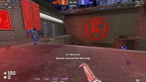 Some nice frags in UT4 CTF PUG