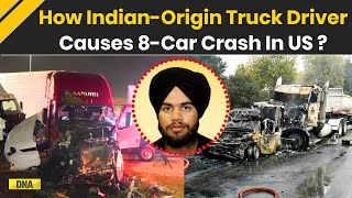 US News: Indian-Origin Truck Driver Triggers 8-Vehicle Pileup on US Freeway, Leaving 3 Dead