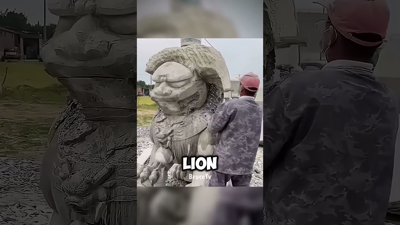 How’s This Ball Stuck in a Lion’s Mouth  🦁🤯 