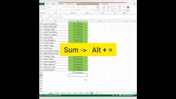 Excel trick - 105 | Calculate colored cells in database #shorts #excel #exceltips #exceltutorial