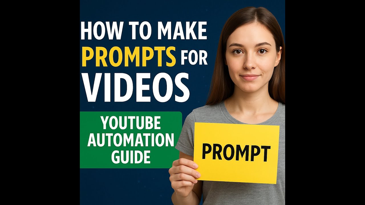 Part 16-How To Make Prompt For The Videos Youtube Automations