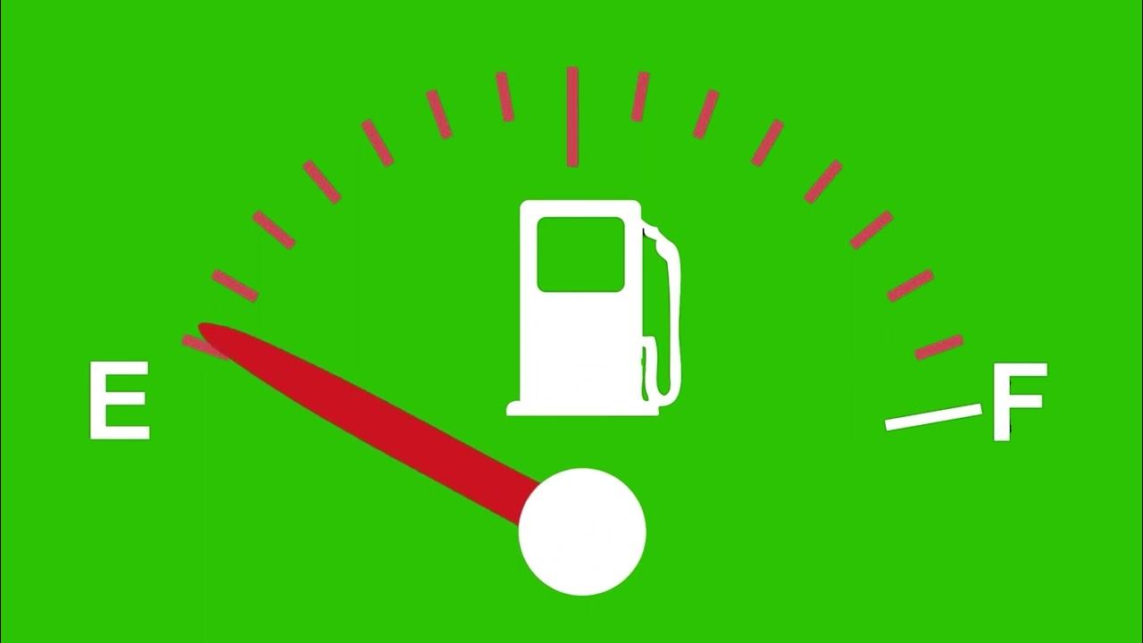 Empty Gas Tank Gauge Green Screen Effects 4K YouTube