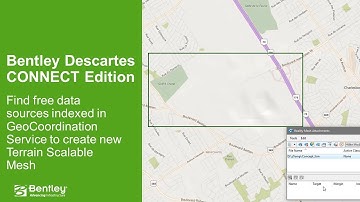 Bentley Descartes CONNECT Edition: Access free data to generate terrain scalable meshes