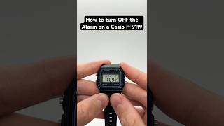 How to turn OFF the Alarm on a Casio F91W #casiof91w