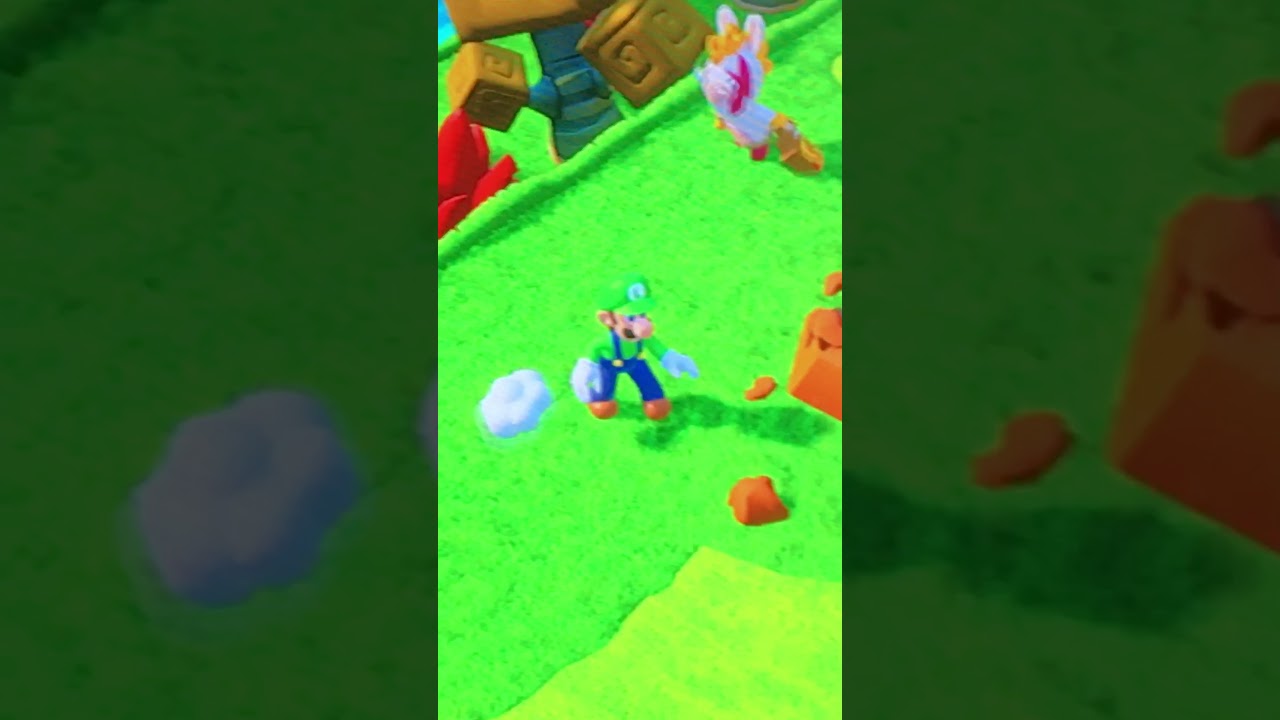 Luigi dabs in this game