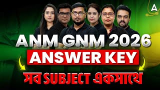ANM GNM Answer Key 2026 | ANM GNM Question Paper 2026 Solutions | ANM GNM Cut Off 2026