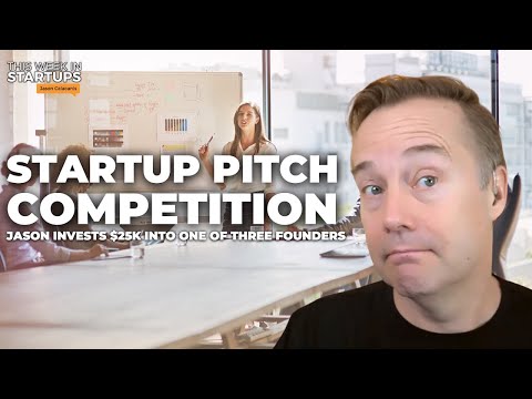 Startup pitch competition: Jason invests $25K live! | E1709 thumbnail