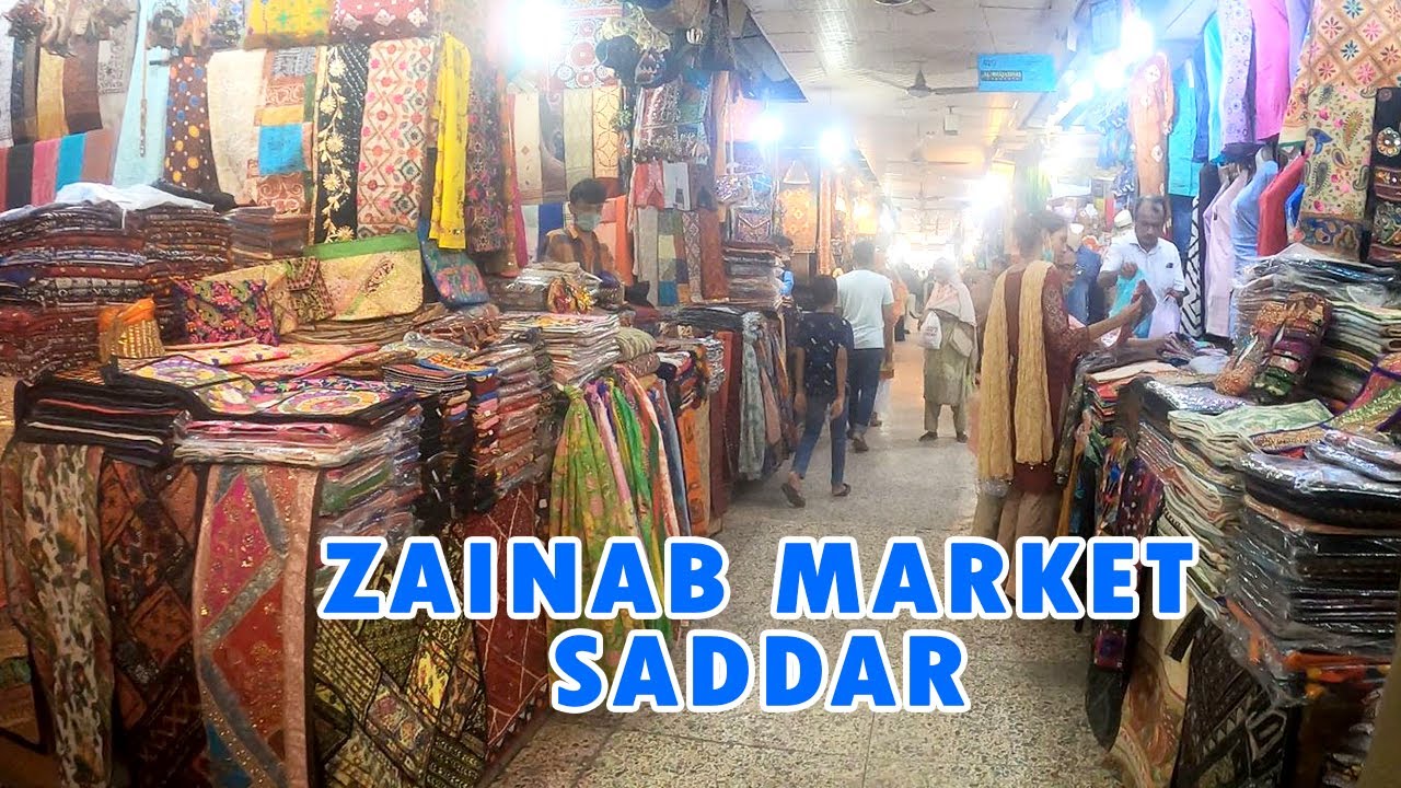 ZAINAB MARKET SADDAR KARACHI TOUR 2020 Karachi City Street View 2020