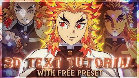 3d Text Tutorial in Node Video 📱 | Free Preset | Text like @GOJO | Road to 1k Subscribers ❤️