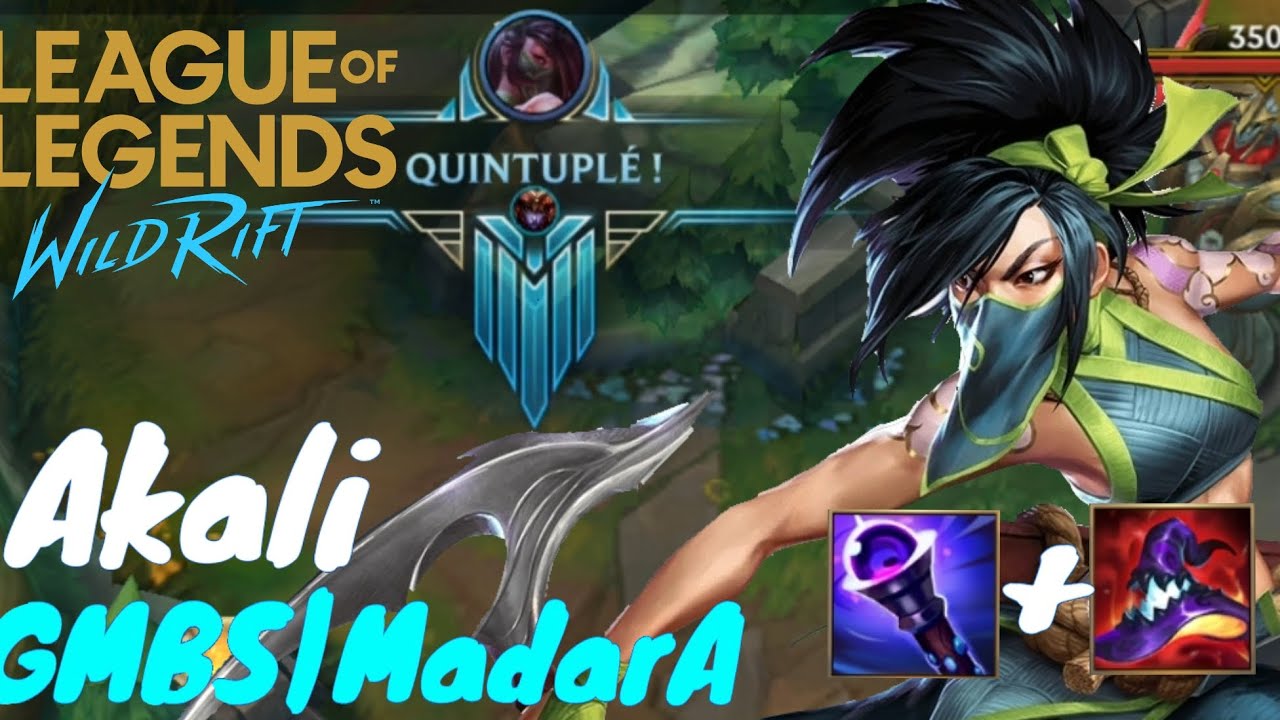 COMMENT JOUER AKALI ? | WILD RIFT AKALI GAMEPLAY #lolmobile #wildrift ...