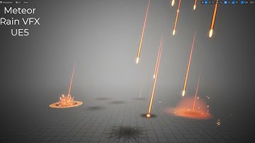 Meteor Rain Effect VFX
