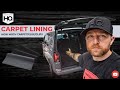 VW Transporter T5 / T6 Carpet lining. How much to use and where SWB & LWB  | Transporter HQ